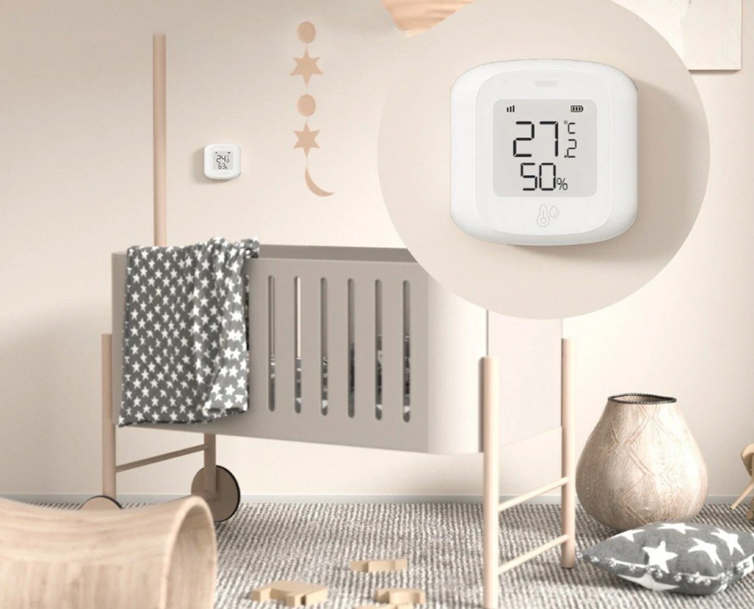 Il sensore Smart tells the temperature and humidity Tuya é esconto