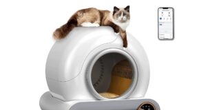 La lettiera robot per gatti che si pulisce da sola a 265€