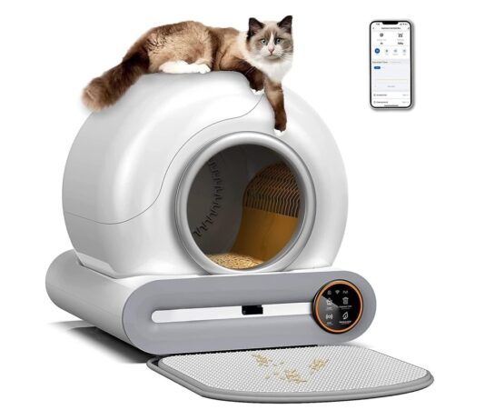 La lettiera robot per gatti che si pulisce da sola a 265€