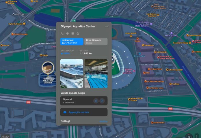 Olimpiadi Parigi 2024, Apple ha aggiornato Mappe, offre app e servizi dedicati