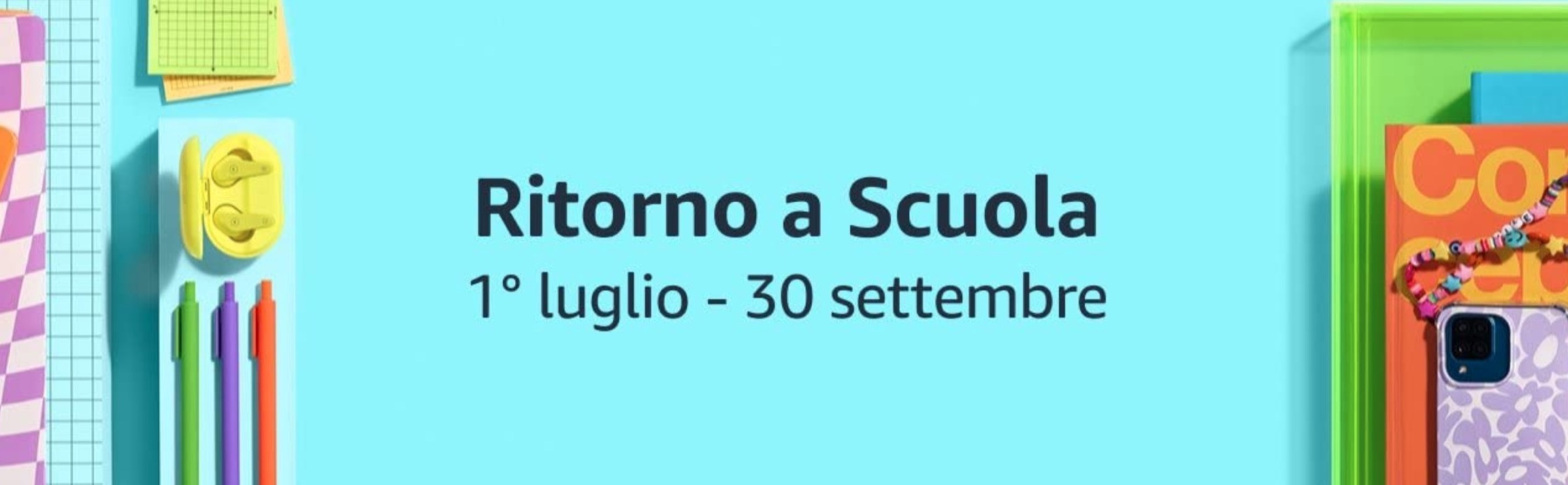 Back To School 2024, su Amazon vetrina e sconti dedicati alla scuola