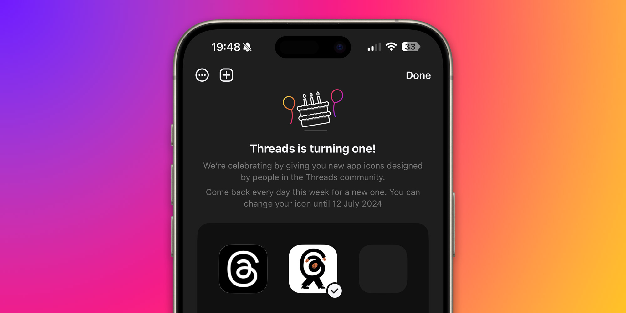 Threads celebra il primo anno con più utenti e icone