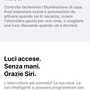 Apple Casa iOS 18 supporterà Illuminazione Adattiva via Matter