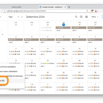 Come collegare il calendario Apple con quello Google, e viceversa