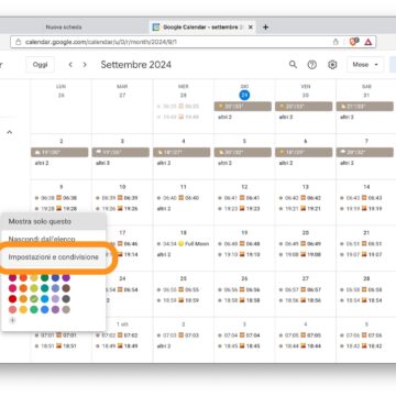 Come collegare il calendario Apple con quello Google, e viceversa