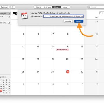 Come collegare il calendario Apple con quello Google, e viceversa