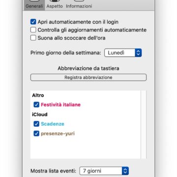 Come potenziare il calendario nella barra di stato del Mac con un'app