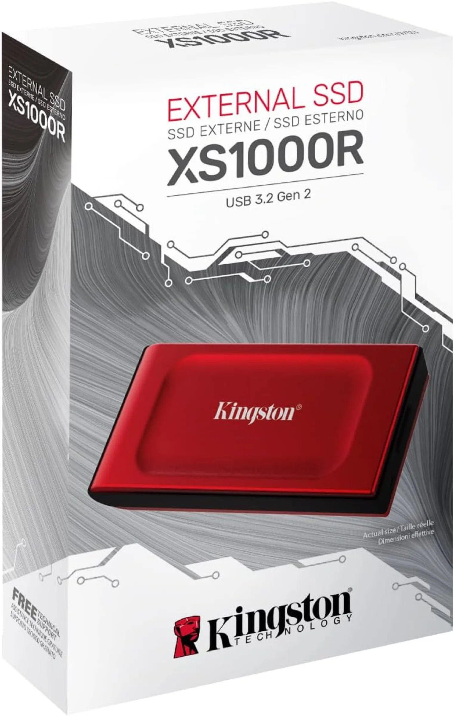 Kingston XS1000 vince il Red Dot Award e diventa rosso