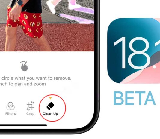 Nella terza beta di iOS 18.1 lo strumento Clean Up in Foto