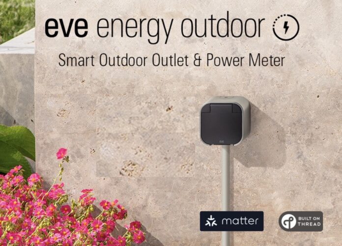 Eve Energy Outdoor, la presa smart da esterno compatibile Homekit, Matter con misurazione