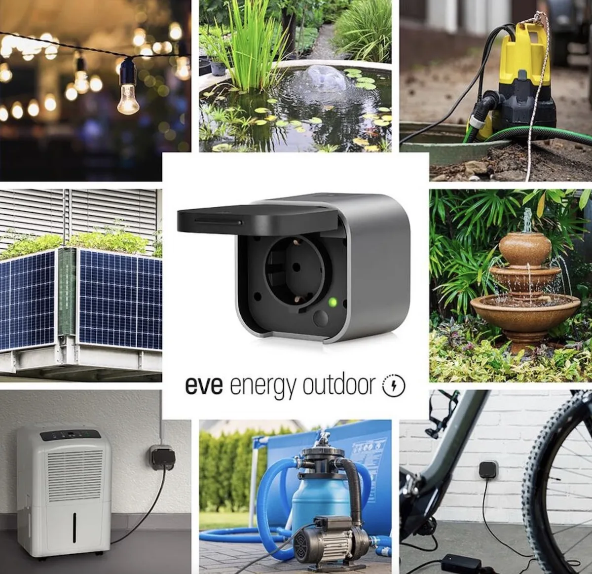 Eve Energy Outdoor, la presa smart da esterno compatibile Homekit, Matter con misurazione