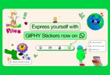 WhatsApp ora con gli sticker animati di GIPHY