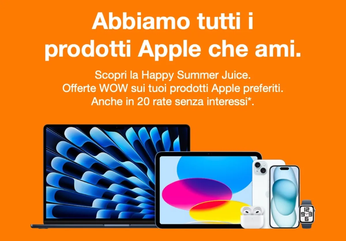 Da Juice i prodotti Apple che ami in sconto, anche a rate