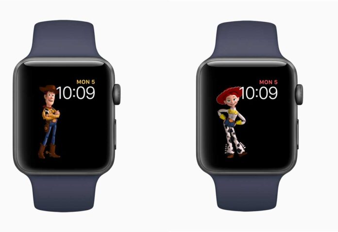 Per il nuovo teaser di Toy Store 5 usati asset dei quadranti Apple Watch