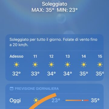 Come sfruttare al massimo l'app Meteo di Apple