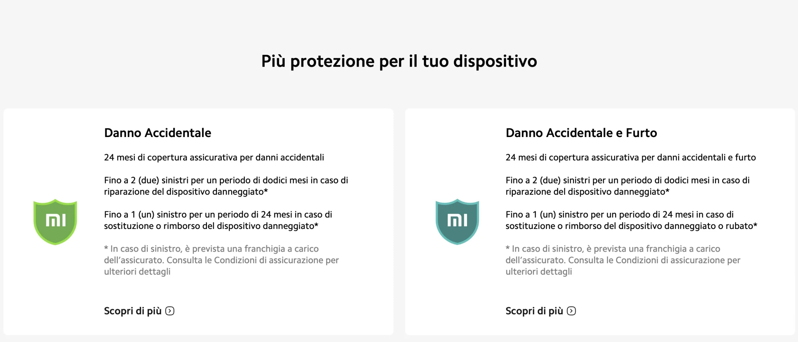 Xiaomi Care è il nuovo programma di protezione assicurativa anche in Italia