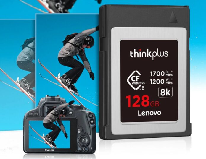 Scheda CF ThinkPlus 128 GB in offerta a 89 €