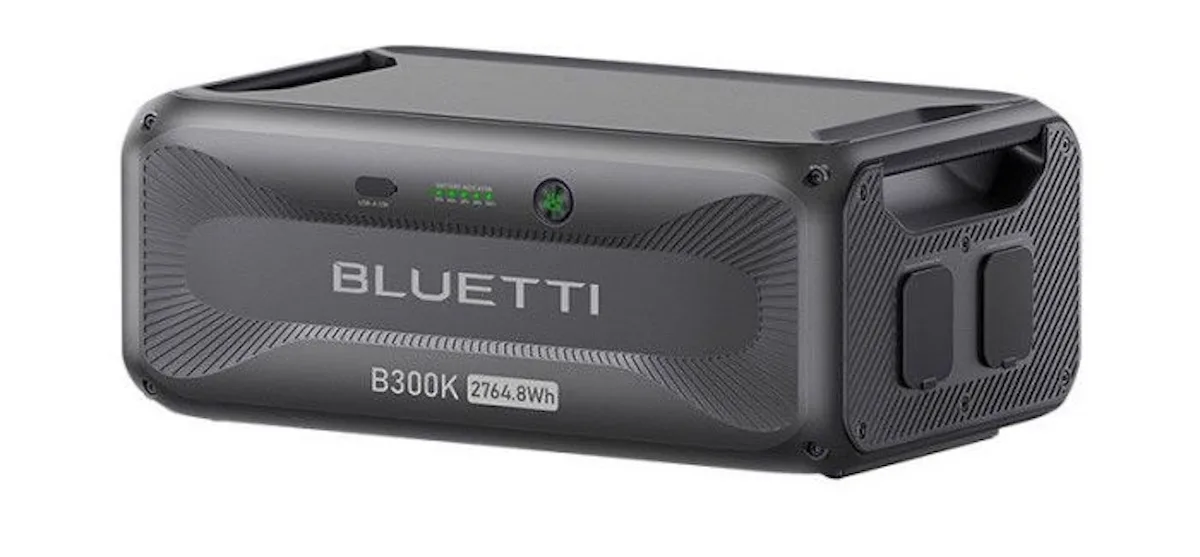 BLUETTI B300K, nuova batteria di espansione da 2764,8Wh con tecnologia avanzata