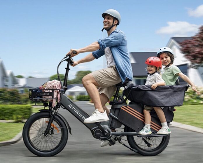 350 km di autonomia e carica rapida per l'e-bike cargo ENGWE LE20