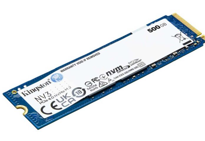 Kingston, nuova unità SSD NVMe NV3 PCIe 4.0