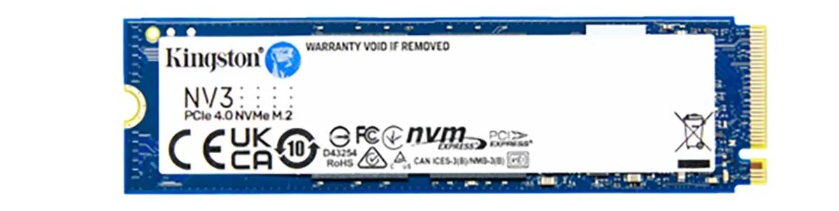 Kingston, nuova unità SSD NVMe NV3 PCIe 4.0