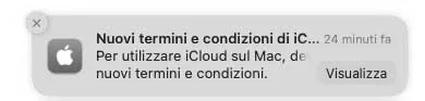 Apple sta aggiornando Termini e Condizioni di iCloud