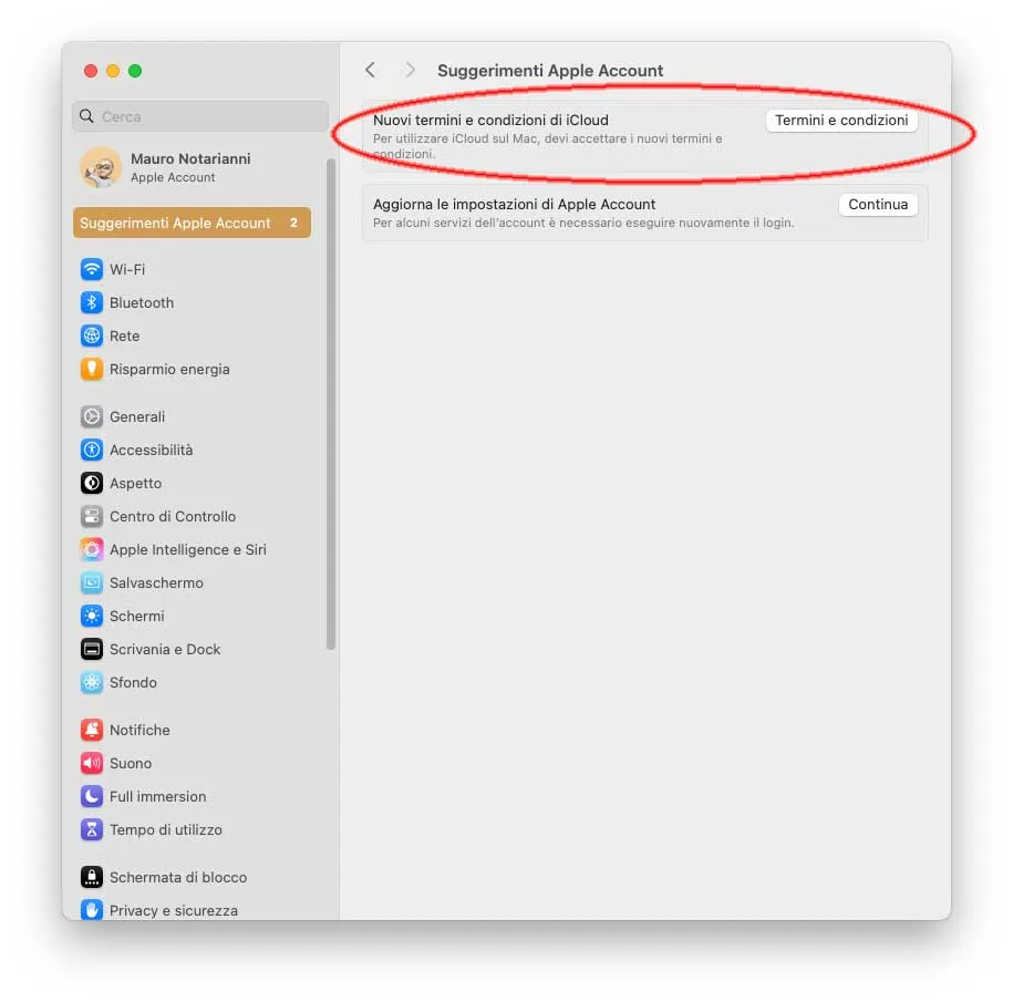 Apple sta aggiornando Termini e Condizioni di iCloud