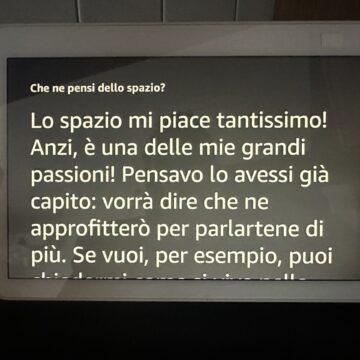 Amazon ed ESA portano le immagini dello spazio nelle case degli italiani