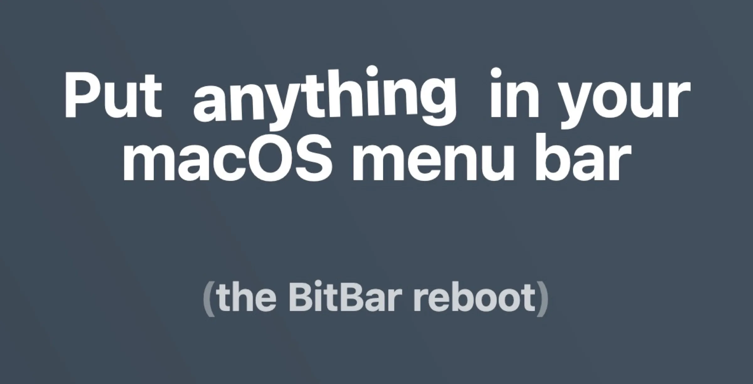 Come mettere qualsiasi cosa nella barra dei menu del Mac