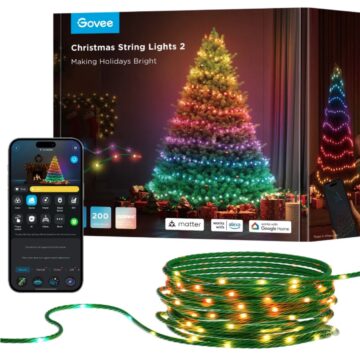 Govee Christmas String Lights 2, la catena di luci con mappatura Smart