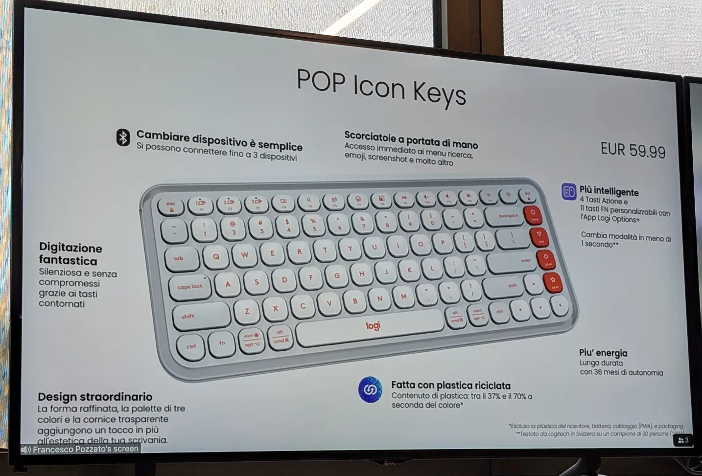 Logitech POP Icon Keys e POP Mouse, nuova tastiera e mouse per i professionisti moderni