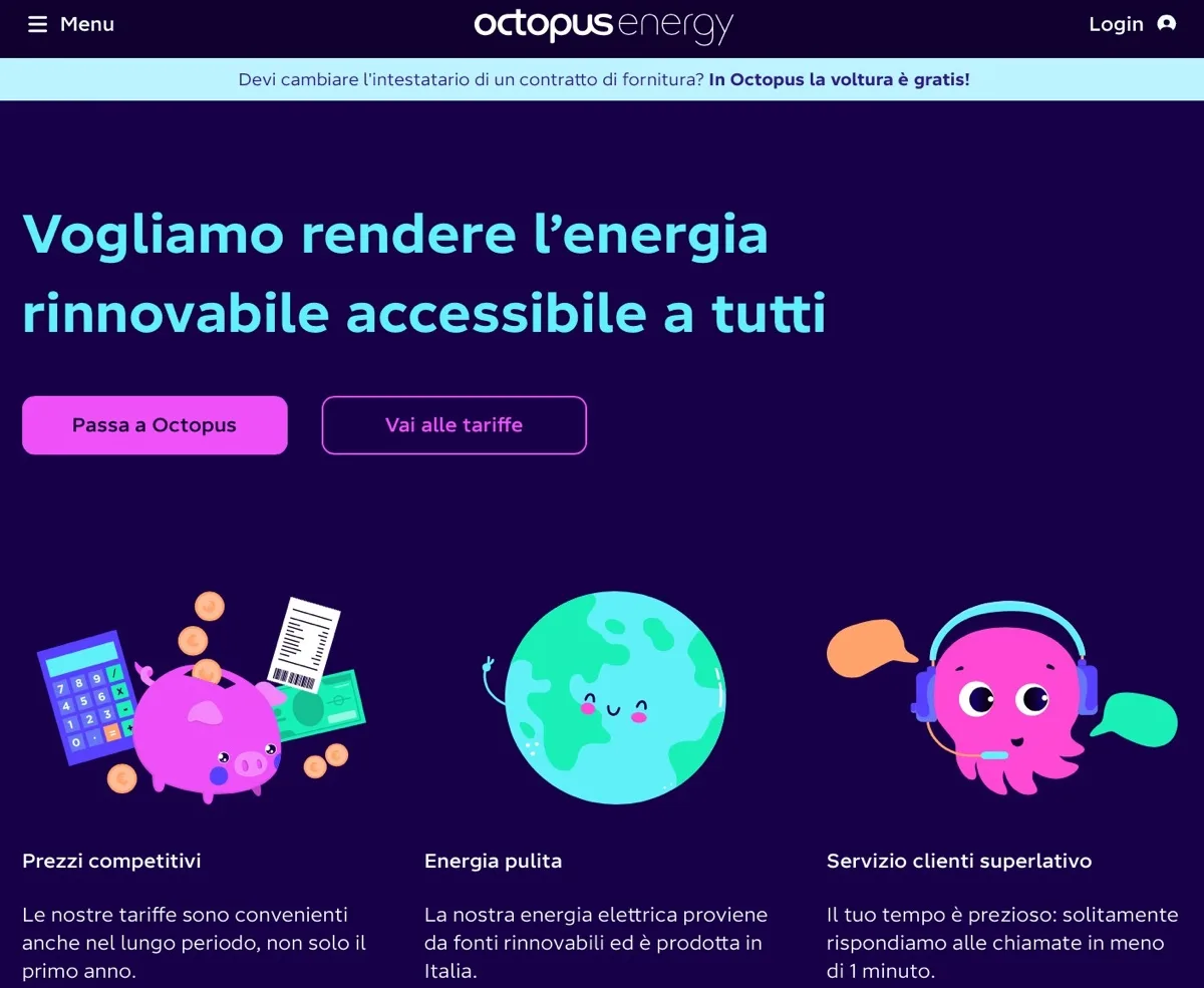 Fotovoltaico in Italia, Octopus Energy investe in Coralsun