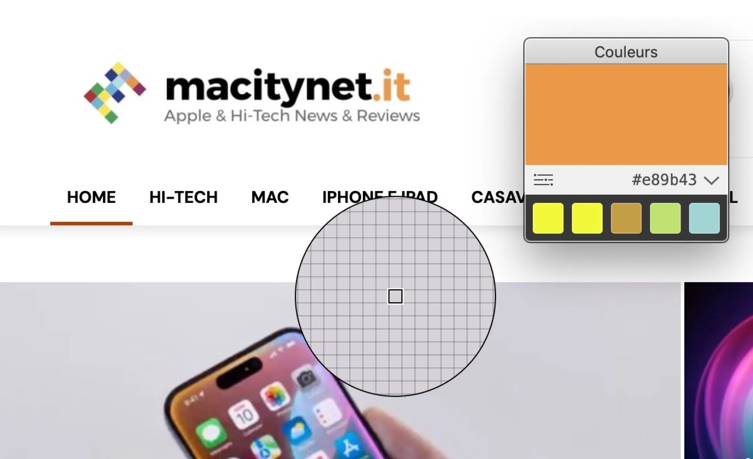 Couleurs è l'acchiappacolore per Mac come dovrebbe farlo Apple