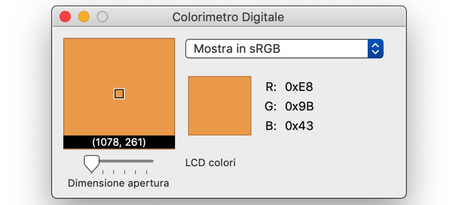 Couleurs è l'acchiappacolore per Mac come dovrebbe farlo Apple