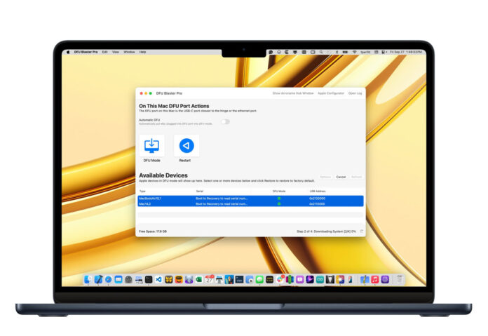 DFU Blaster Pro semplifica il ripristino dei Mac in DFU