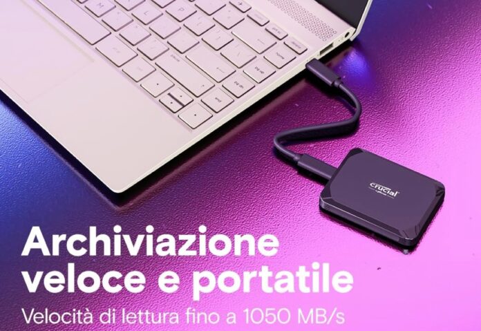 Minimo storico, SSD Crucial X9 da 2 Tb a solo 132,99