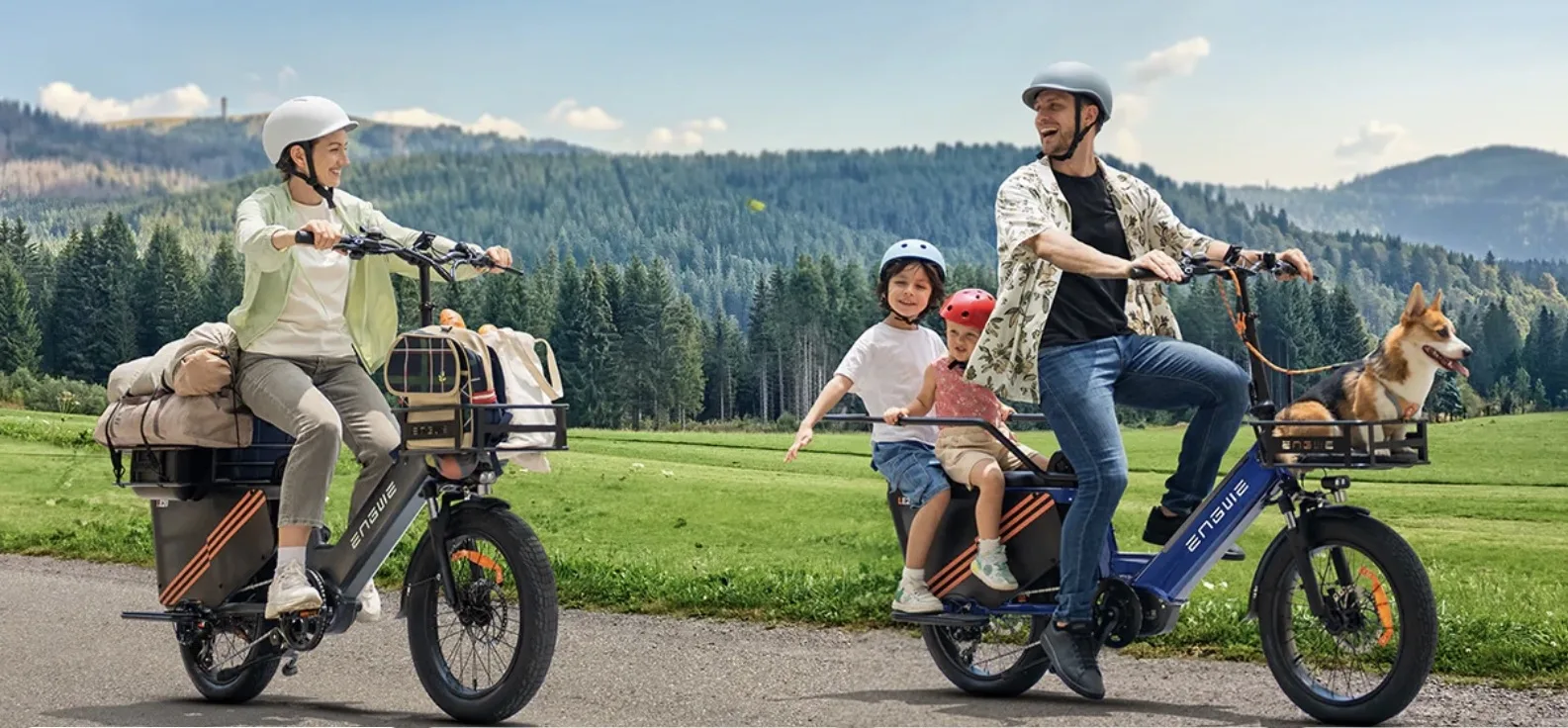 350 km di autonomia e carica rapida per l'e-bike cargo ENGWE LE20