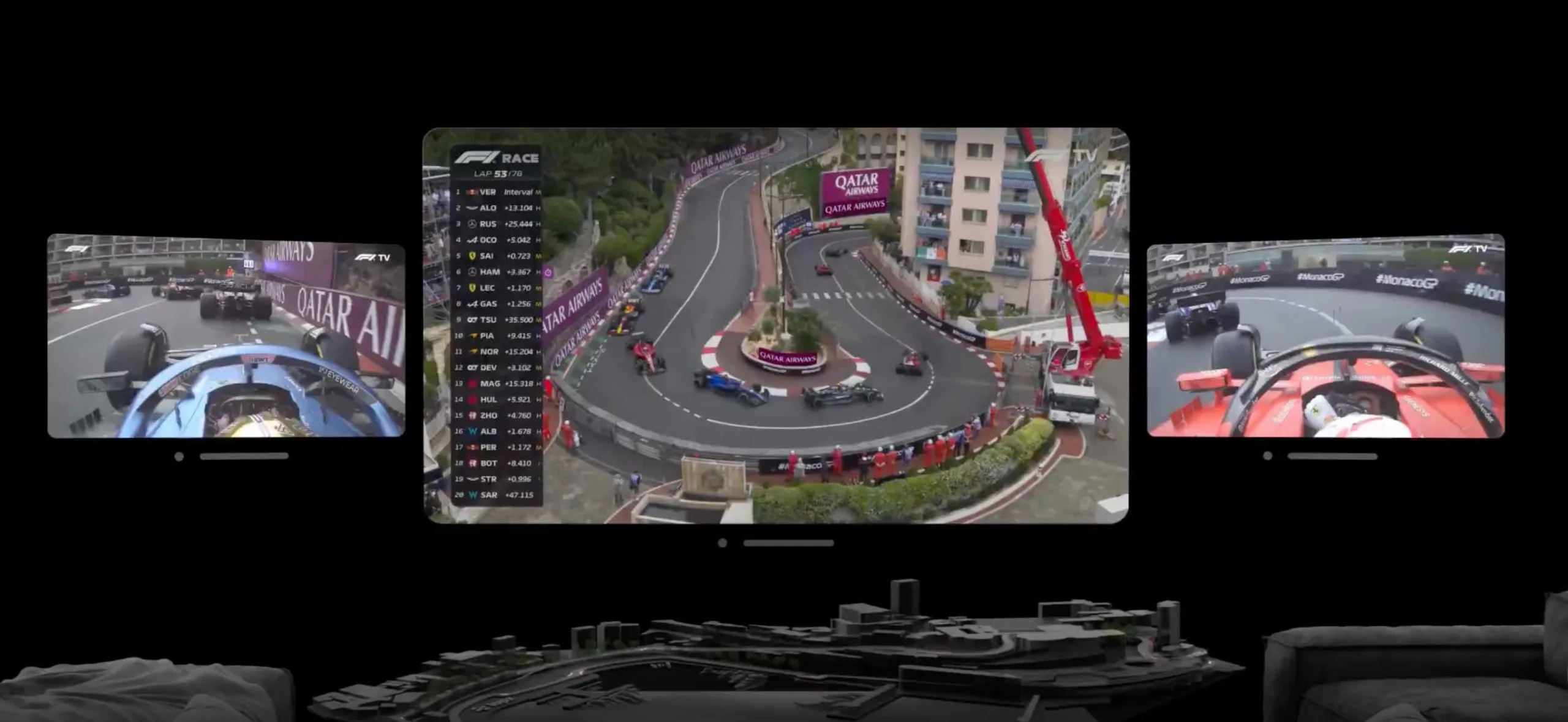 Lapz è un'app per Vision Pro che permette di guardare la Formula 1 come non l'avete mai vista - macitynet.it