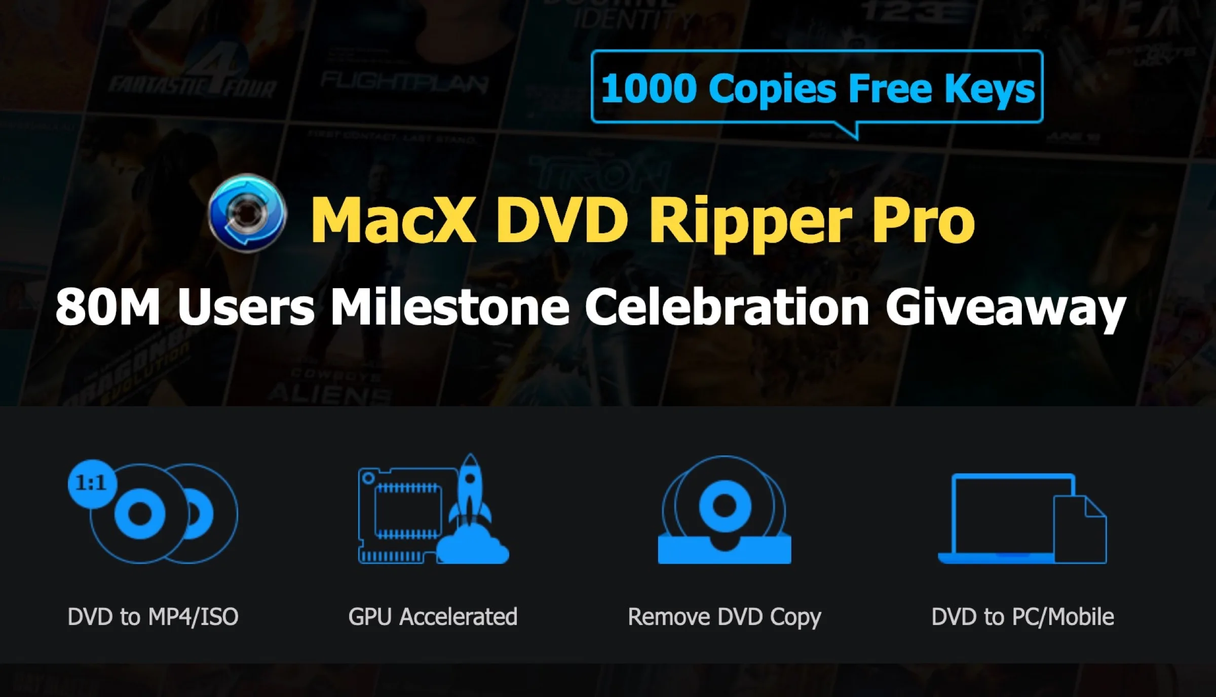 MacX DVD Ripper Pro gratis per i nostri primi mille lettori - macitynet.it