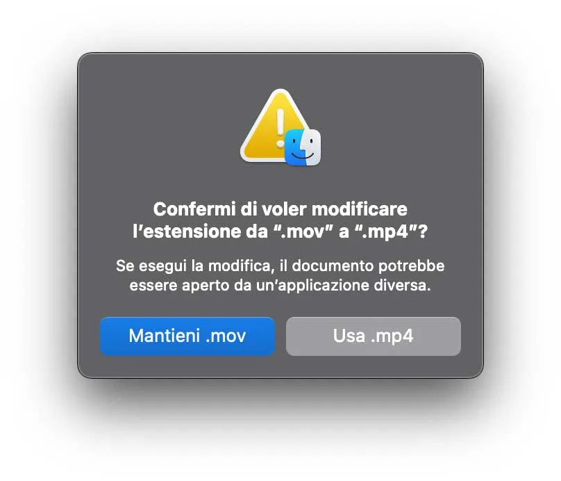 Come convertire un file da MOV in MP4 su Mac - macitynet.it