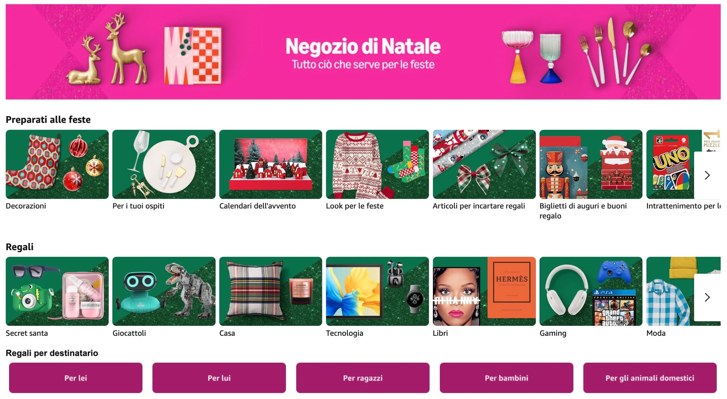 Amazon lancia il Negozio di Natale per semplificarvi la corsa ai regali - macitynet.it