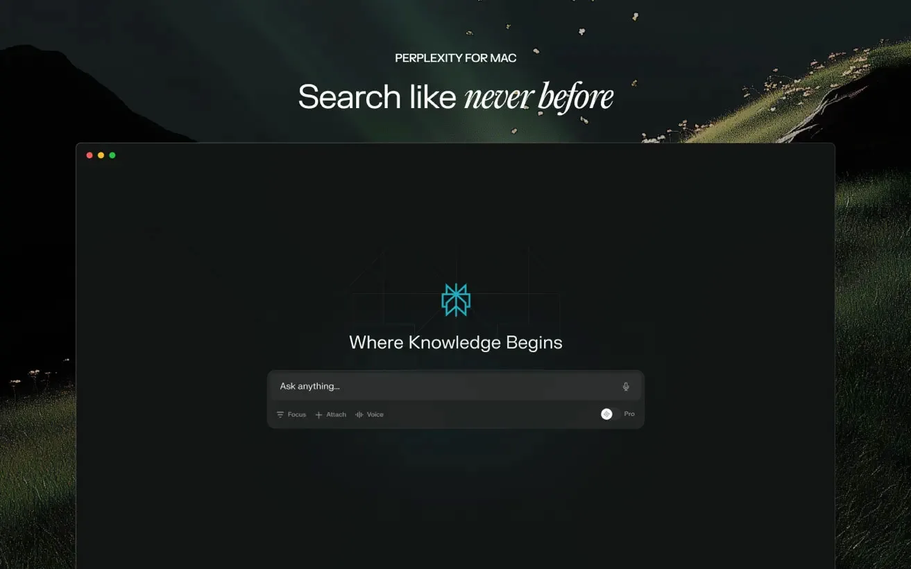 Perplexity è adesso disponibile su Mac App Store