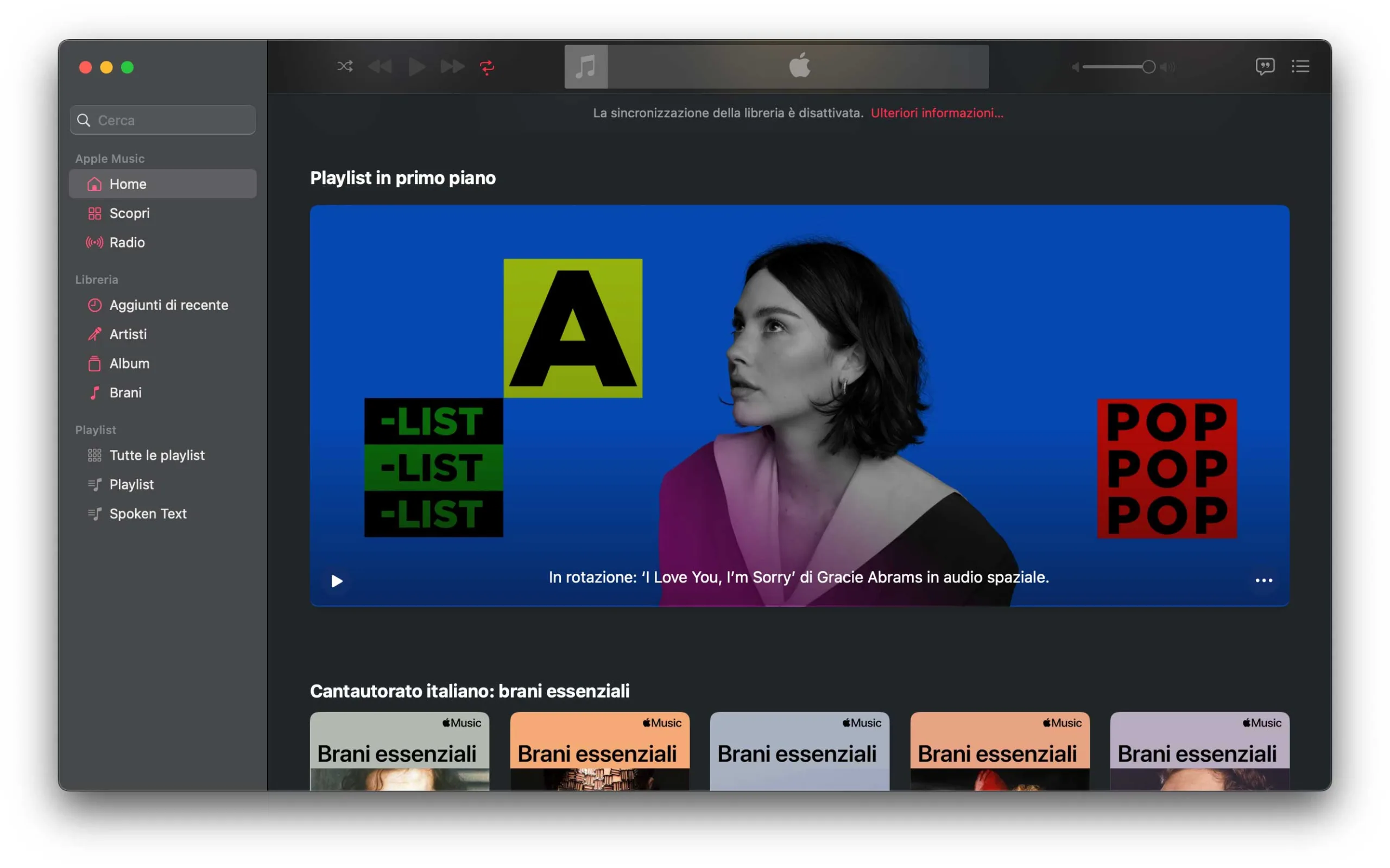 Apple Music, ora gli artisti possono creare playlist basate su scalette di concerti - macitynet.it