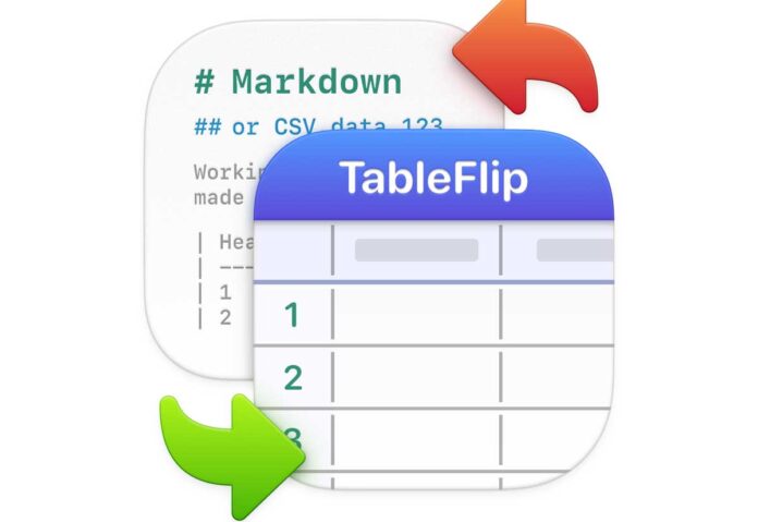 TableFlip, poco più di 2 euro per l'editor di tabelle markdown