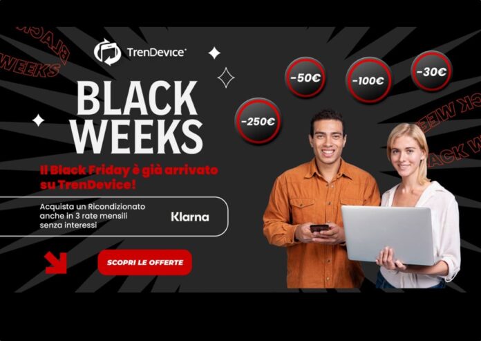 Il Black Friday TrenDevice è già arrivato, sconti fino a -250€ su iPhone, Mac e iPad - macitynet.it