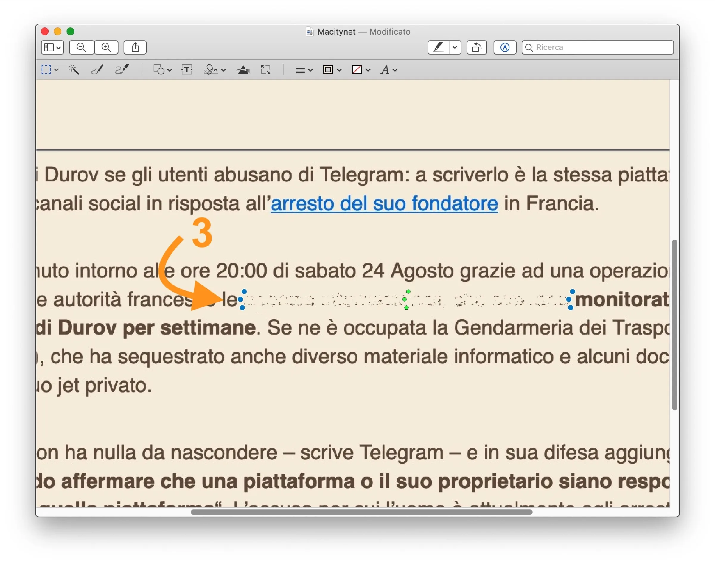 Come oscurare testi e immagini su Mac - macitynet.it