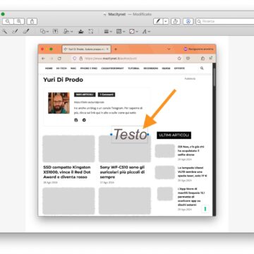 Come oscurare testi e immagini su Mac - macitynet.it