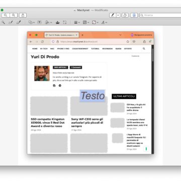 Come oscurare testi e immagini su Mac - macitynet.it