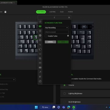 Recensione tastiera meccanica Razer BlackWidow V4 Pro 75, tecnologia e personalizzazione incredibili, anche nel prezzo - macitynet.it