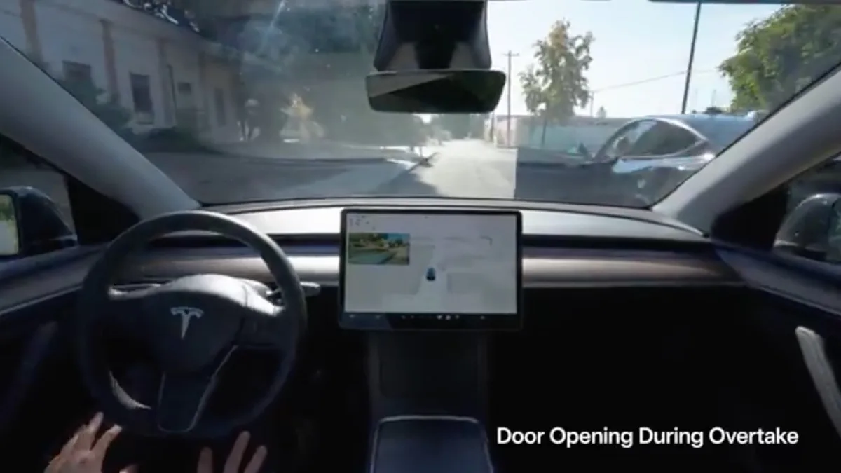 Tesla sfoggia sicurezza con guida autonoma FSD e imprevisti - macitynet.it